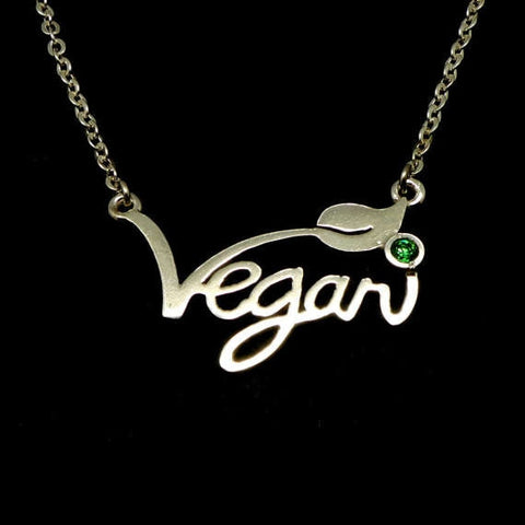 Silver Vegan Necklace