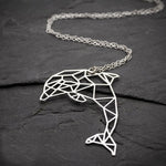 Fashion Dolphin Necklace Unique Origami